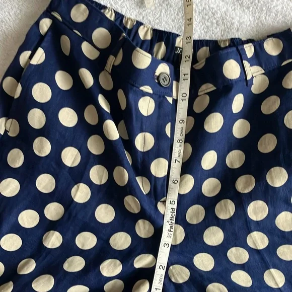 J. Crew Harbor pant in dot linen - Picture 6 of 9
